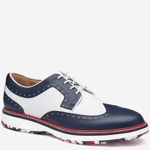 Johnston & Murphy Upton GL3 Luxe Golf Hybrid Size 12 Navy/White Men’s